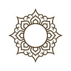 Mandala Floral Pattern with Soft Pastels for Calm Environments
