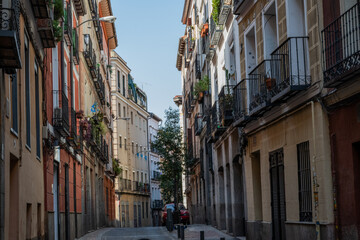 narrow street in spain