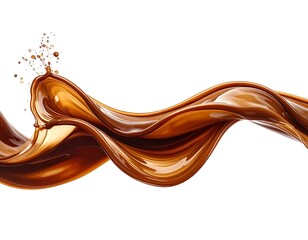 Dynamic Chocolate Liquid Splash