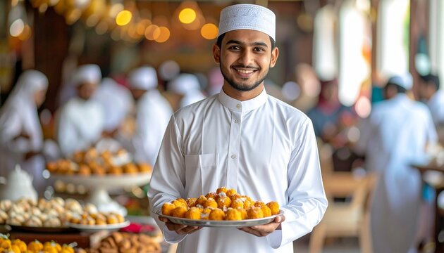 Turkish Ramadan Bayram celebration new clothes, family visits, communities sharing sweets during festive holiday