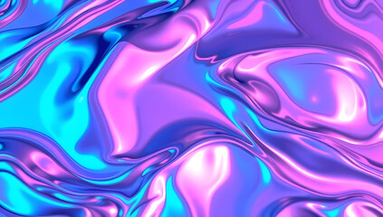 Obraz premium Futuristic Iridescent Liquid Abstract Background