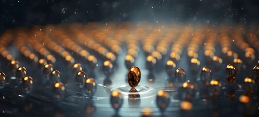 Tiny figures from life cocoon, ai generative