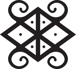  Anyi Me Aye A Adinkra African symbol for ungrateful, boorish.