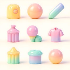 Fototapeta premium 3d icon