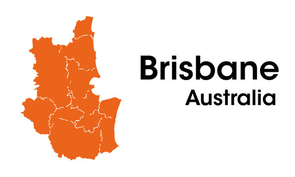 brisbane australia map