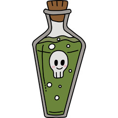 Halloween cute spooky hand drawn 