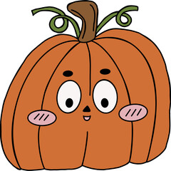 Halloween cute spooky hand drawn 