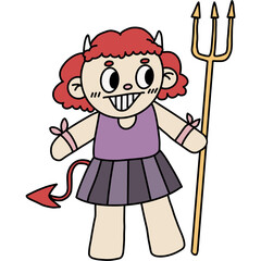 Halloween cute spooky hand drawn 