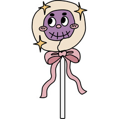 Halloween cute spooky hand drawn 