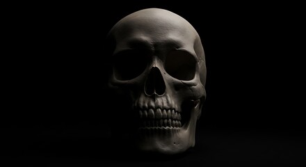 skull on black