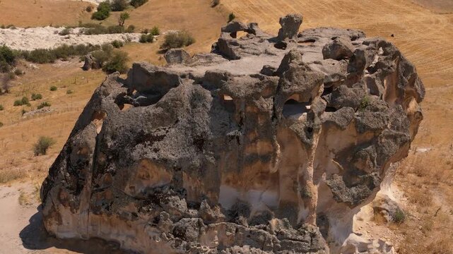 Aerial videos of the Anatolian Phrygian Valley Avdalaz Castle