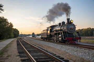 Obraz premium old steam train