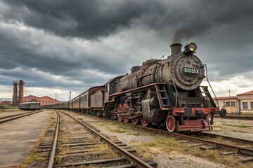 Obraz premium old steam train