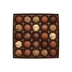 chocolate box png image, cute chocolate box illustration, gift box with chocolate png, chocolate candy box png, realistic chocolate box png, box of chocolates png, decorated chocolate box png, small