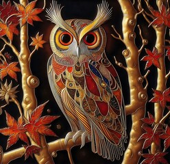 owl in the night