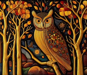 owl in the night