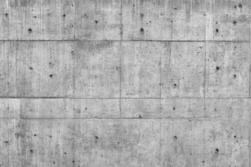 Gray concrete wall with textured squares