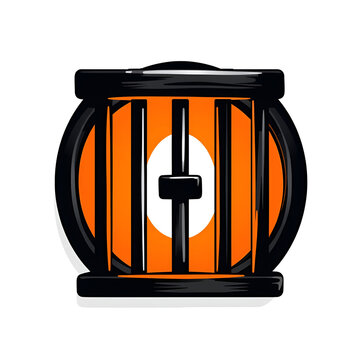 prison cell icon sign vector