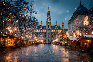 Christmas market in Vienna