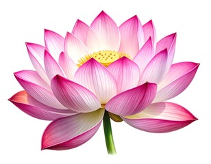 Beautiful Pink Lotus Flower.