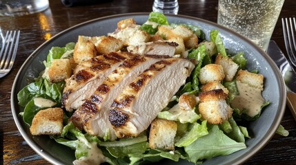 Grilled Chicken Caesar Salad: A Delicious and Refreshing Meal