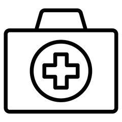 Obraz premium medical folder icon