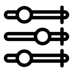 Setting buttons icon