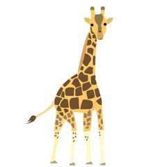 Obraz premium かわいいキリンのイラスト