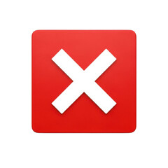 Fototapeta premium 3d red cross icon isolated on transparent background