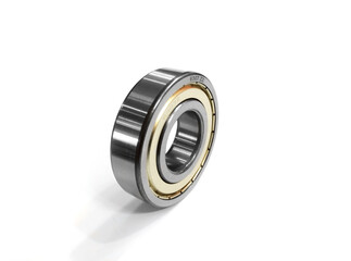 ball bearing 6307zz  - roller bearing- Ball bearing - bearings on a white background