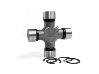 Universal joint GU2000 - U-joint, Black and white background