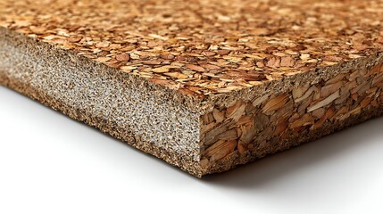 Oriented Strand Board Detail, OSB Texture, Wood Chip Panels, Building Material