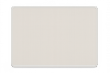 Empty rectangular border with rounded corners for text or graphic content, perfect for templates or information display