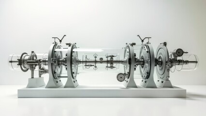 Artistic presentation of mechanical devices