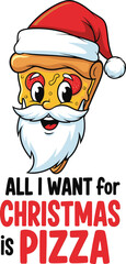 Pizza Slice Santa.