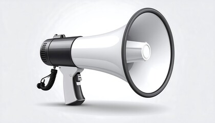 Modern megaphone amplified sound device