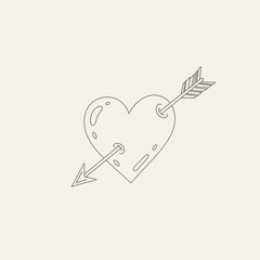 Stylized whisk illustration for culinary designs and kitchenware branding