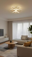Elegant and Modern Living Room Lighting
