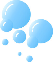 blue bubbles element