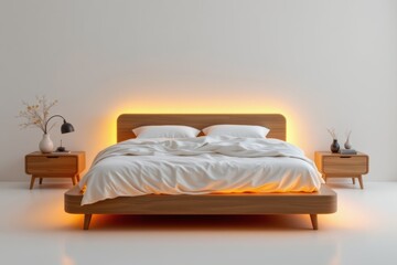 Modern Bedroom with Ambient Lighting