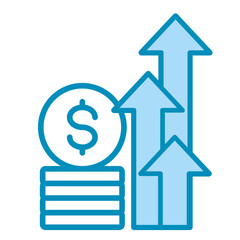 Profit  Icon Element For Design	