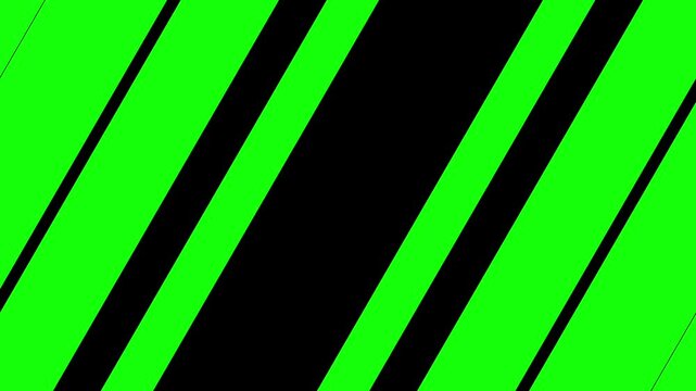 Fast Green Diagonal Line Transition. Quick-action scene separator with bright colour.