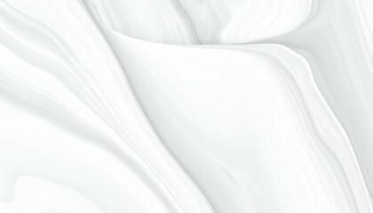 Abstract White Fabric Texture with Gentle Folds and Subtle Shadows.