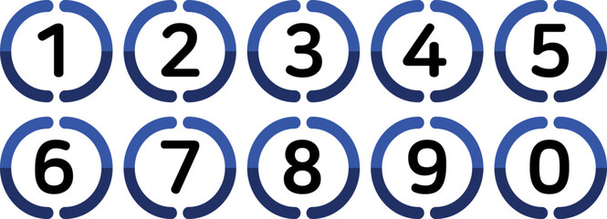 숫자 목차 순서