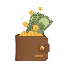 wallet with money