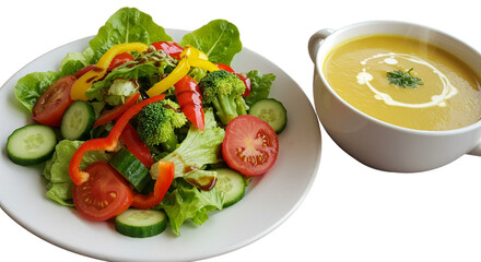 fresh vegetable salad