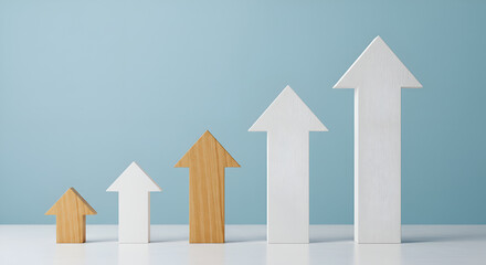 Business progress and development, increased performance, and positive statistics