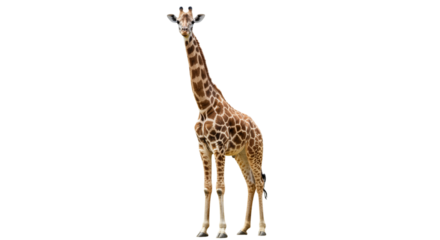 giraffe isolated on white