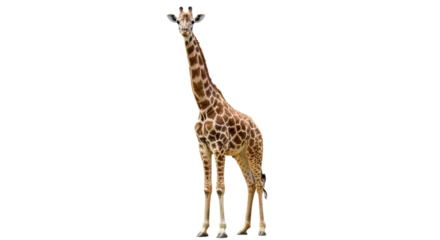 Fototapeten Giraffe giraffe isolated on white  © shahzad