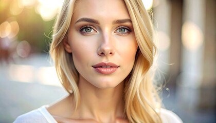 Portrait of Young Blonde